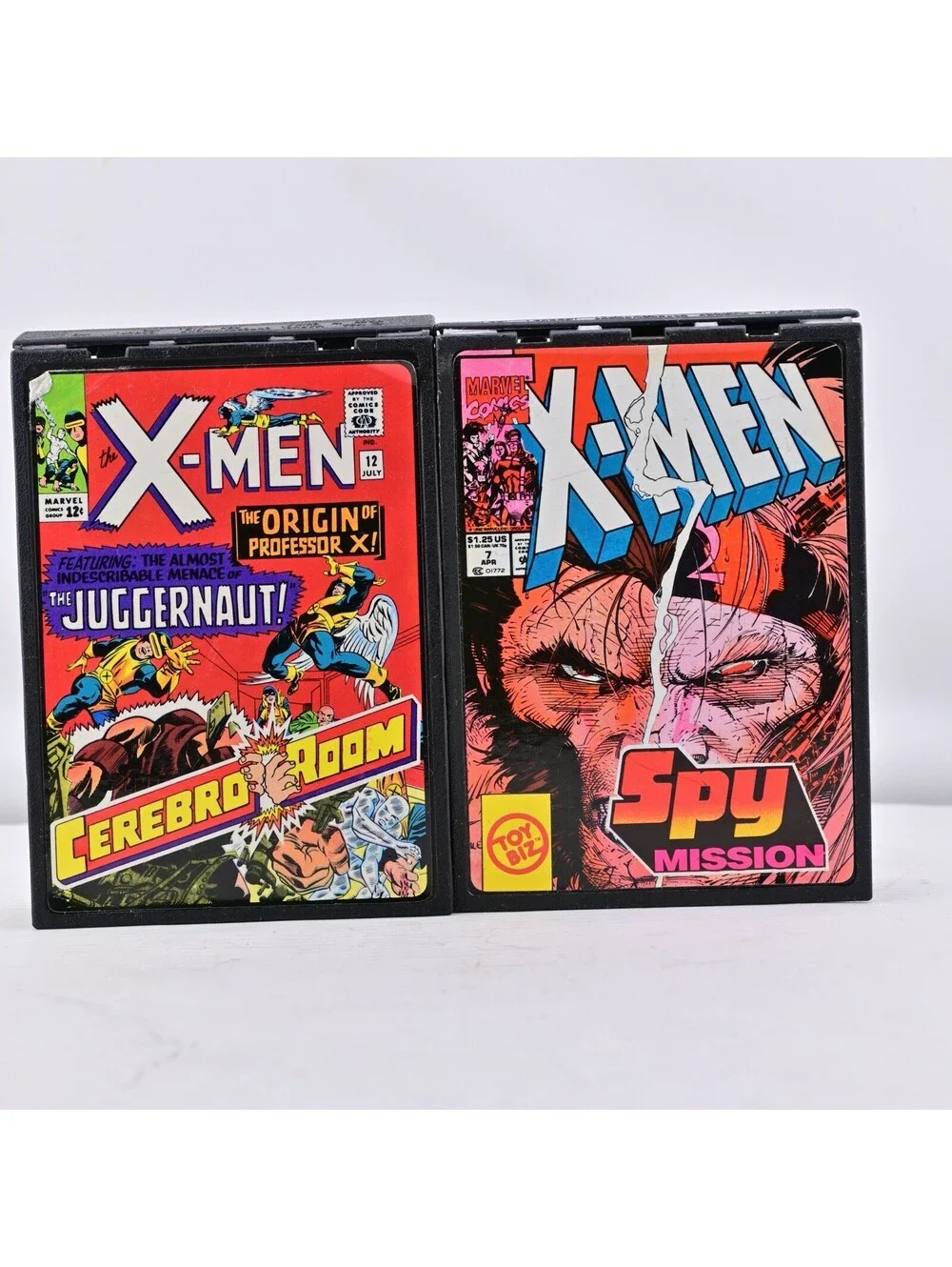 Vintage ToyBiz Marvel X-Men Pocket Comics Juggernaut Cerebro Room/Spy Mission